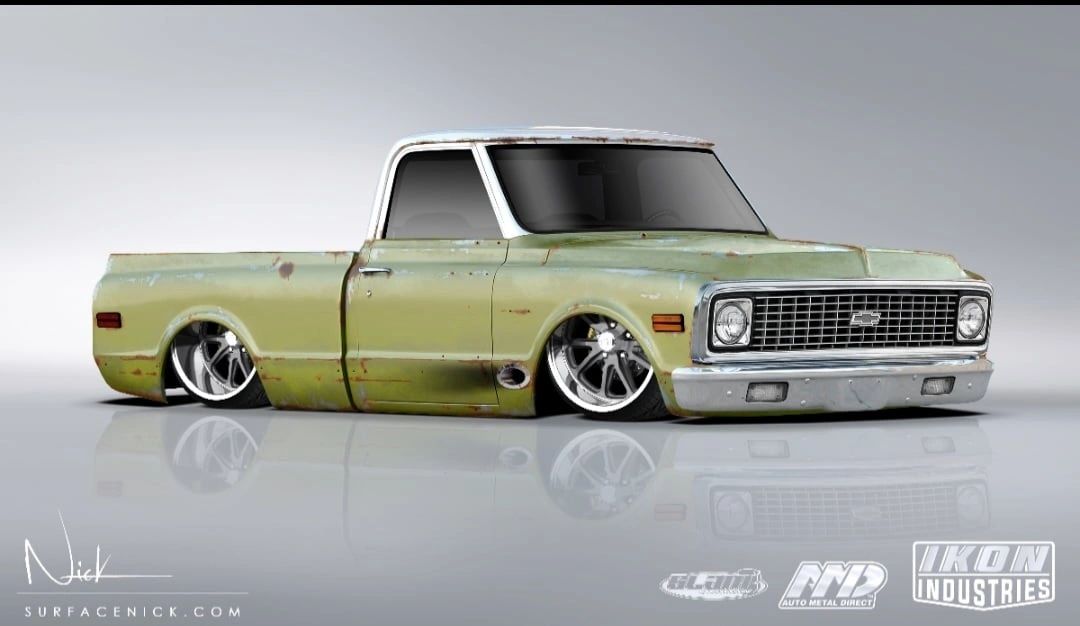 1970 Chevy C10 restomod Al Bundy SEMA 2022 Ikon Industries